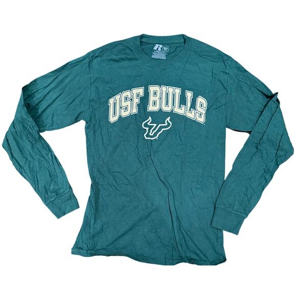 Vintage Tees - University of South Florida Bulls Logo Graphic Tee*SZ S/CH - Picture 1 of 4